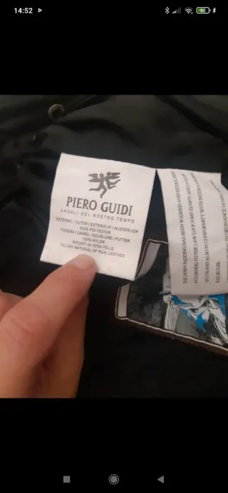 Piumino Piero Guidi donna nero