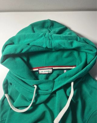 Sudadera El Ganso Verde con Capucha