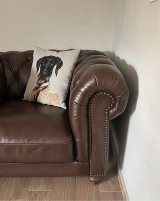 Divano Chester in Pelle Marrone