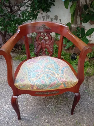 Antigua silla/ sillón estilo Imperio