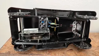 Coche Taxi de hojalata vintage