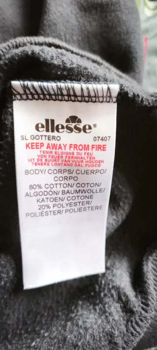 Sudadera Ellesse Gris Talla S