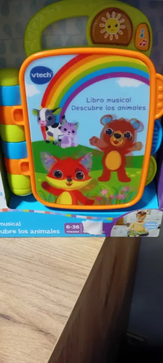 Libro musical descubre los animales