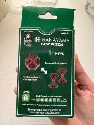 Hanayama Cast Puzzle Nivel 6