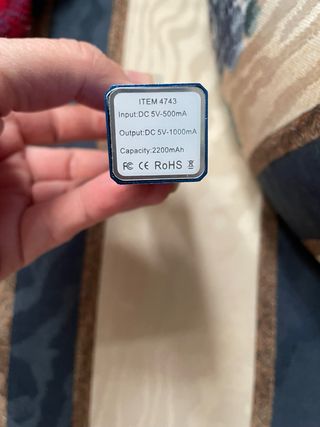 Cargador USB TEKV Azul