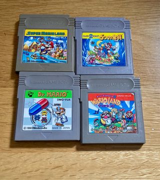 Lote Game Boy: Super Mario Land, Wario, Dr Mario