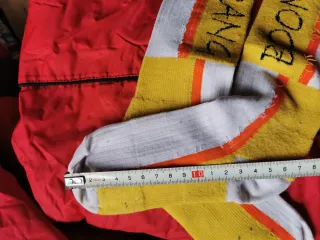 Calcetines media Boomerang 34-36 blanco amarillo