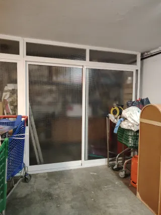 Balconera aluminio blanco