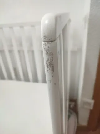 Cuna madera blanca 121x64