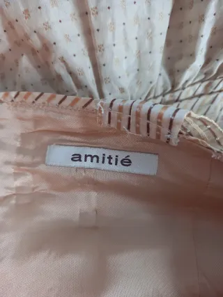 Vestido de tirantes con bajo burbuja Amitié