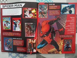 Marvel superhéroes sticker album panini