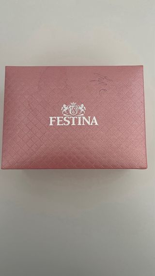Reloj Festina Mujer Original Dorado y Plateado