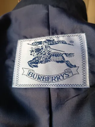 Blazer Burberry azul niño