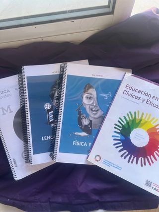 Cuatro libros del Miguel Fernández, 2 la de eso