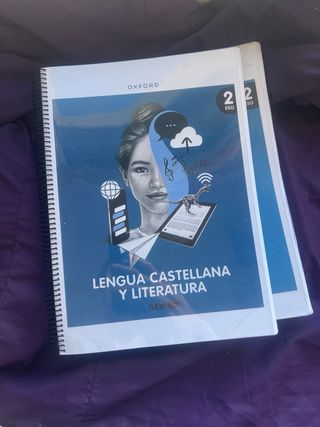 Cuatro libros del Miguel Fernández, 2 la de eso