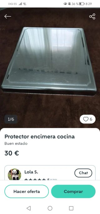 CUBRE PLACA VITROCERÁMICA/INDUCCIÓN - GAS/BUTANO
