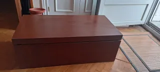 Mesa centro madera con almacenaje