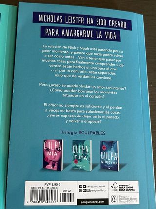 Estuche Trilogía Culpables (Culpables)