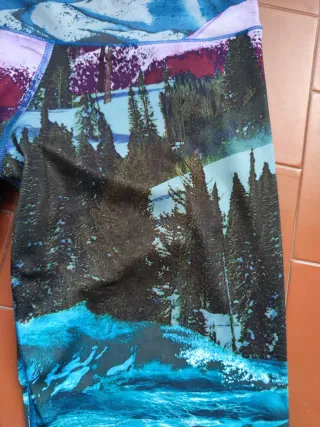 Reebok Leggings Tecnici Donna Scenic Print yoga S