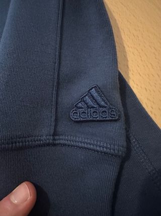 Jersey Adidas cuello redondo azul Talla M