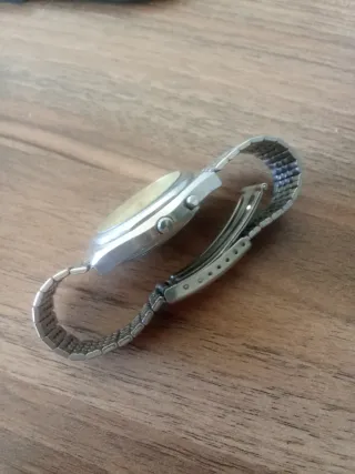 Reloj Racer Caballero Dorado y Plateado