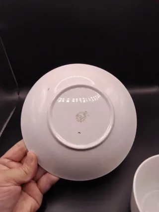 Taza de desayuno San Claudio floral