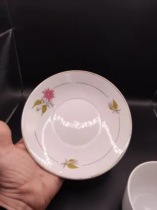 Taza de desayuno San Claudio floral