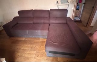 Divano chaise longue grigio