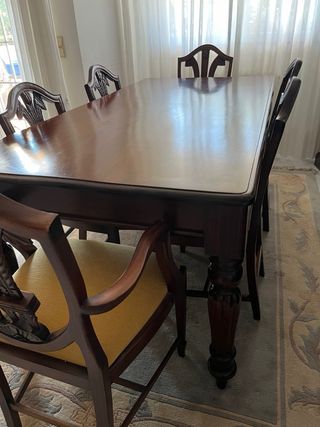 Mesa de comedor madera Guinea 90x180