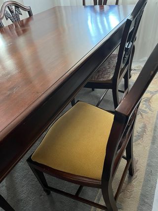 Mesa de comedor madera Guinea 90x180