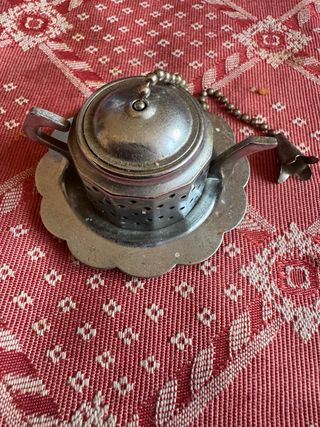 Infusor de té tetera metálica