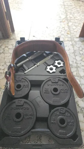 Set Mancuernas Pesas Gimnasio Maletín