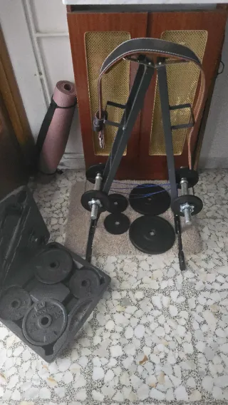 Set Mancuernas Pesas Gimnasio Maletín