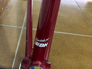 Cuadro bicicleta carretera antigua