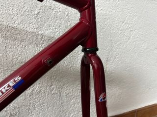 Cuadro bicicleta carretera antigua