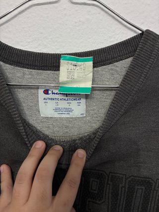 Sudadera Champion Gris Talla L
