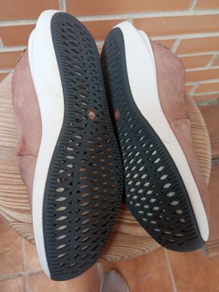 Zapatillas slip on Clarks mujer rosa