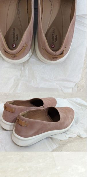 Zapatillas slip on Clarks mujer rosa