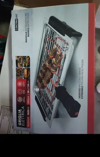 Griglia Elettrica 1600W Dictro Lux