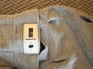 Pantalón cargo gris Bershka