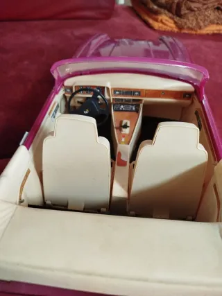 Coche Barbie Descapotable Rosa 1991