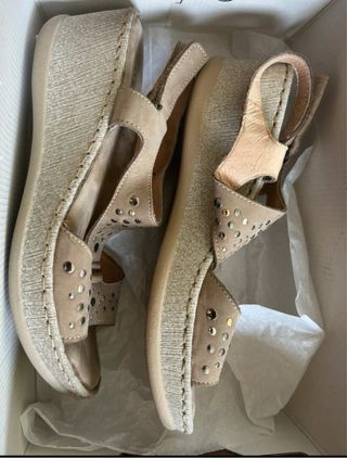 Sandalias Riposella Beige Talla 40