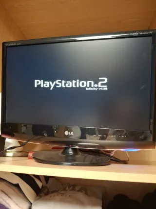 Consola PS2 Sony Negra + Juegos y Mandos