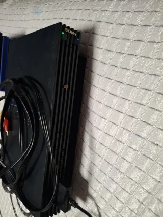 Consola PS2 Sony Negra + Juegos y Mandos