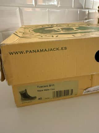 Botas Panama Jack Tuscani Talla 40 Beige