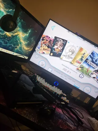 Nintendo Wii Negra con juegos