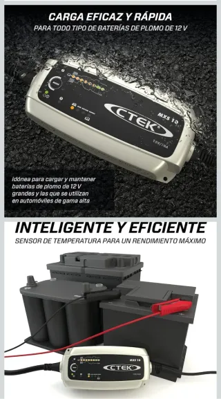 Cargador Batería Ctek MXS 10 12V 10A