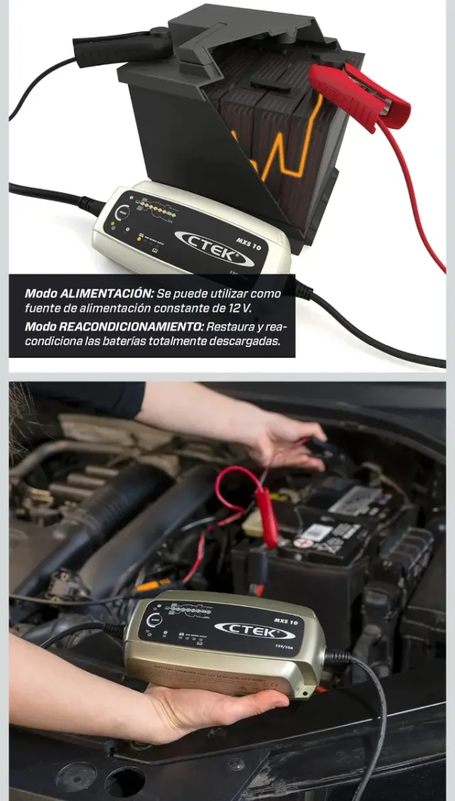 Cargador Batería Ctek MXS 10 12V 10A