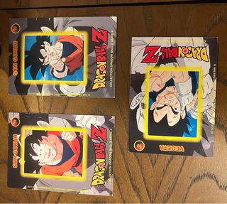 DBZ trading cards serie 4, red (rojo). x12