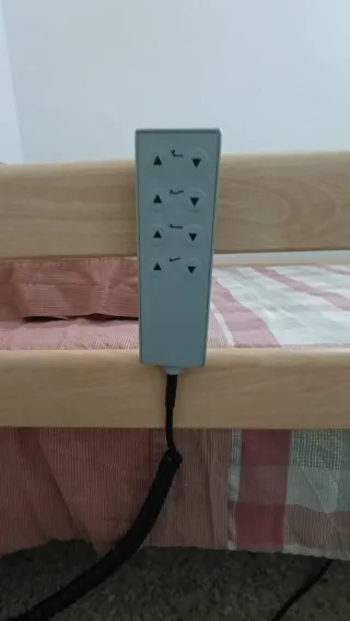 Cama articulada eléctrica madera